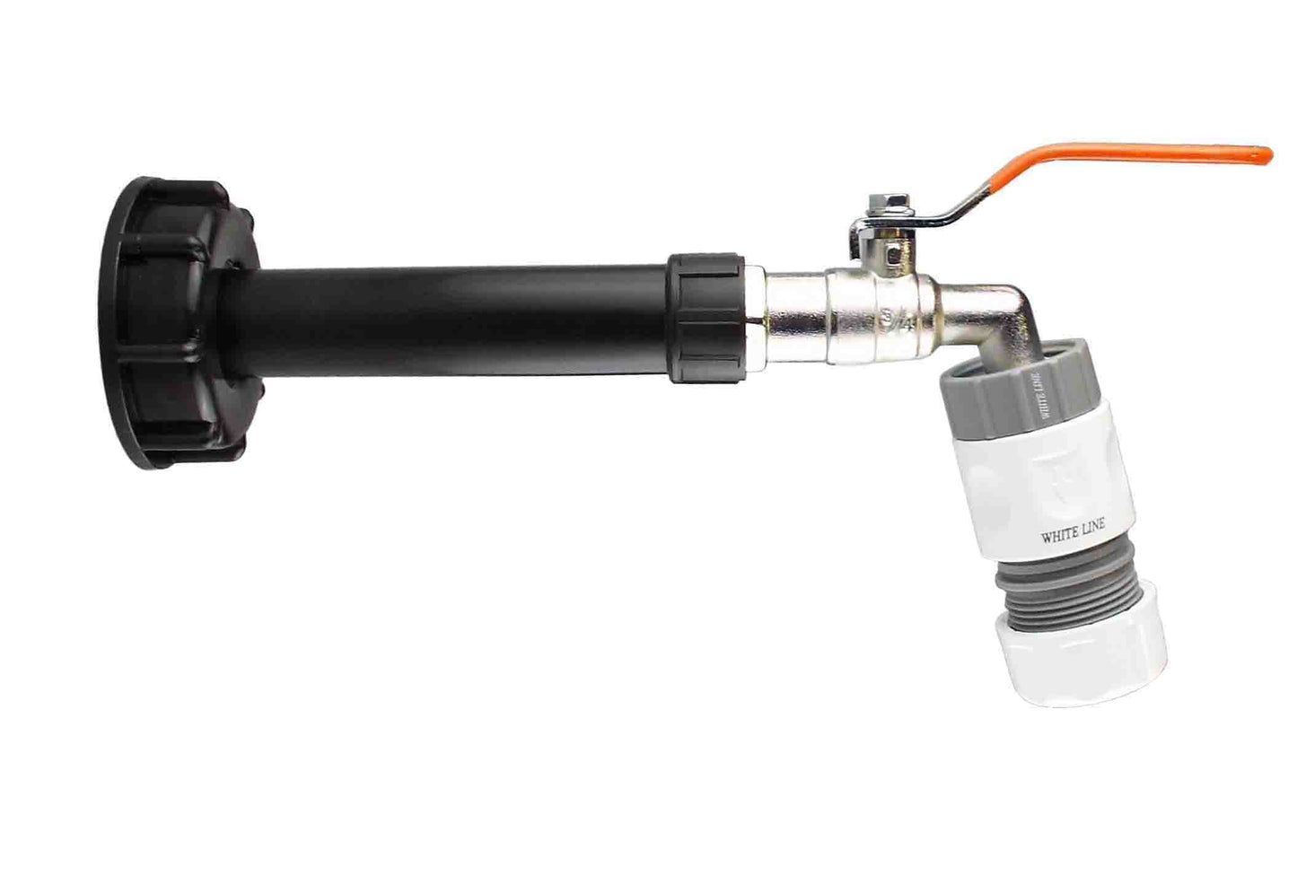 IBC 2 S60X6 Cap with Water Filter, Lever Tap and Max Flo Hose Connectors Set