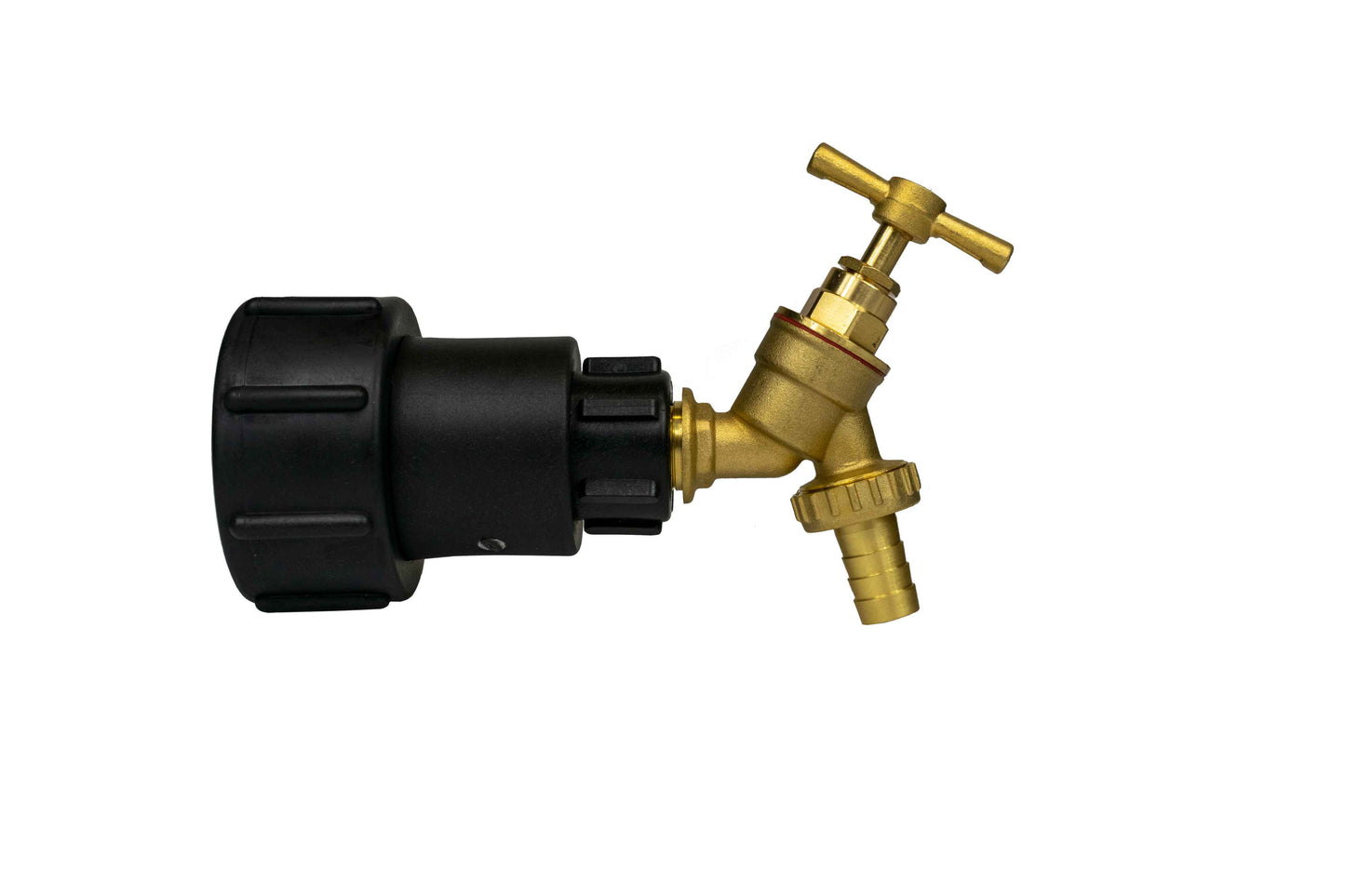 IBC 2 S60X6 - 1/2in BSPF Extender Adaptor with Brass Bib Tap 1/2 Barb
