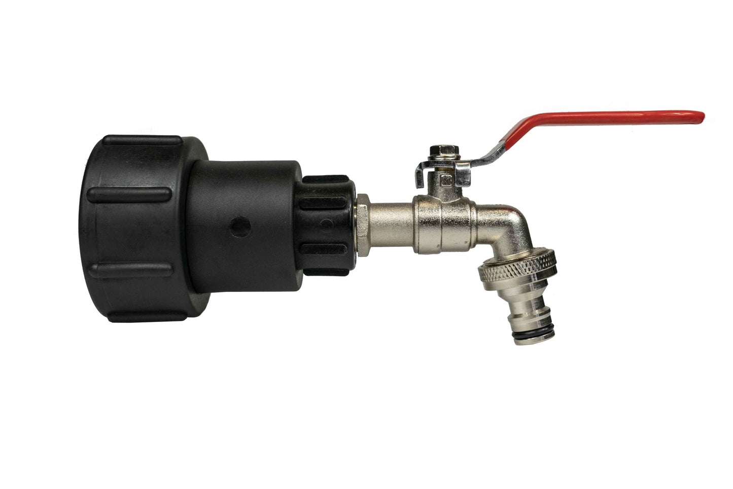 IBC 2 S60X6 - 1/2in BSPF Extender Adaptor with 1/2 BSP Quick Connect Lever Tap