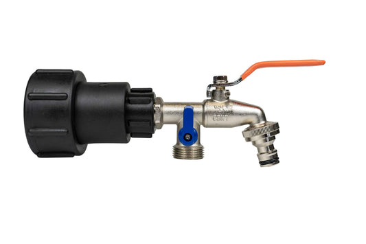 IBC 2 S60X6 - 3/4in BSPF Extender Adaptor with 3/4 BSP Double Lever Tap