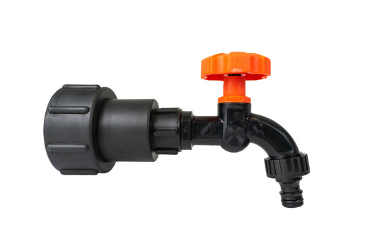 IBC 2 S60X6 - 1/2in BSPF Extender Adaptor with 1/2 BSP Plastic Bib Tap