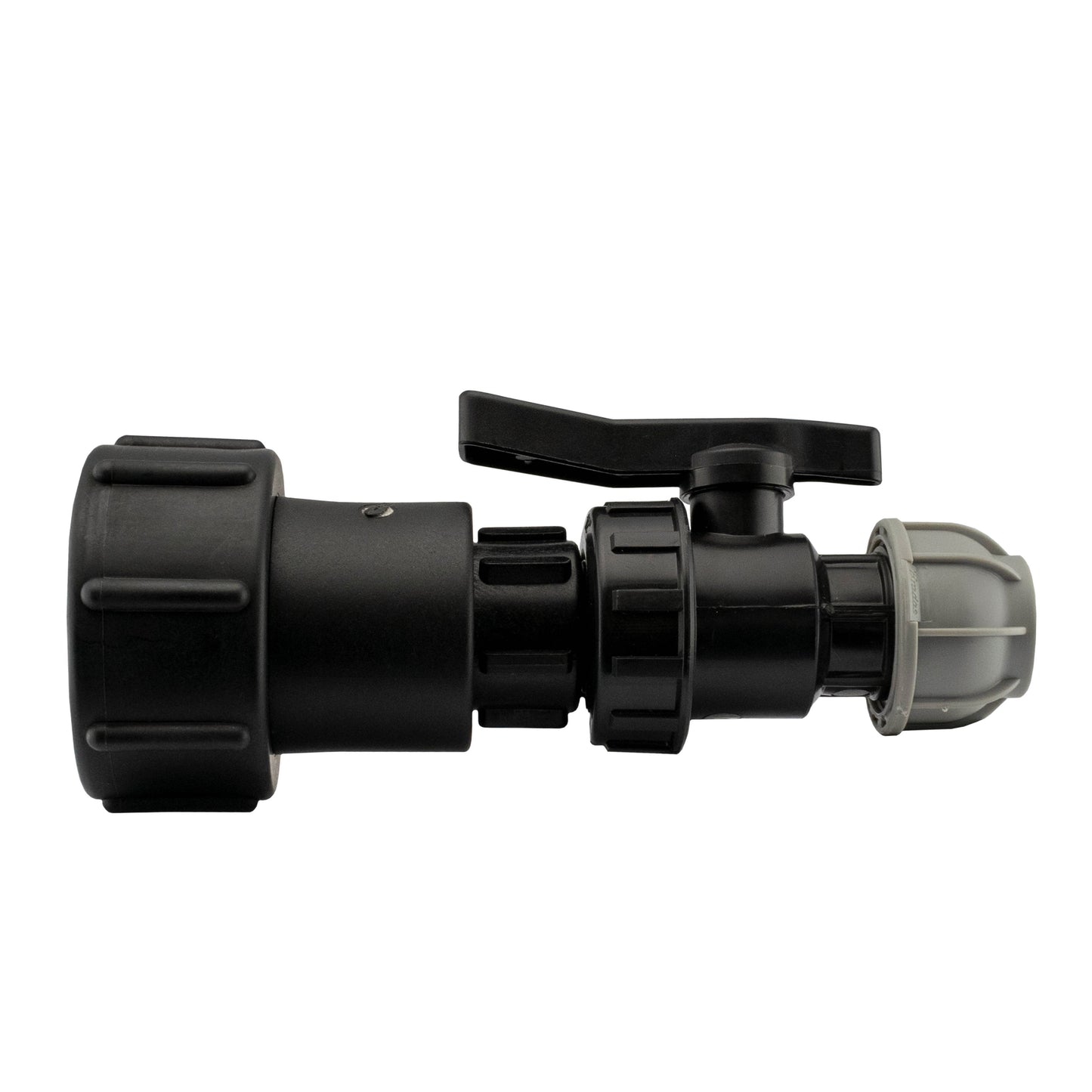 IBC 2 S60X6 - 1in BSPF Extender Adaptor with 32mm MDPE Valve for Water Connector