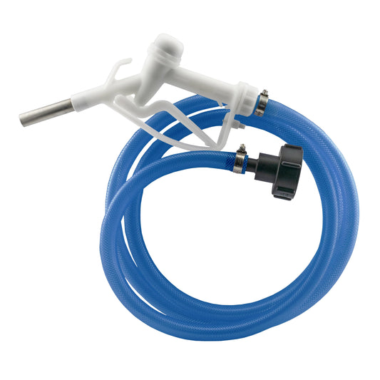 AP Supplies Ad-Blue Metal Fuel Gun White with ¾” Hose & Tank Adaptor Set - 1m hose kit