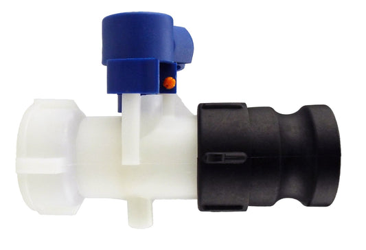 IBC 3 - S60X6M Valve with S60X6 - 2 Camlock Fitting Camlock Coupling Tap Adapter