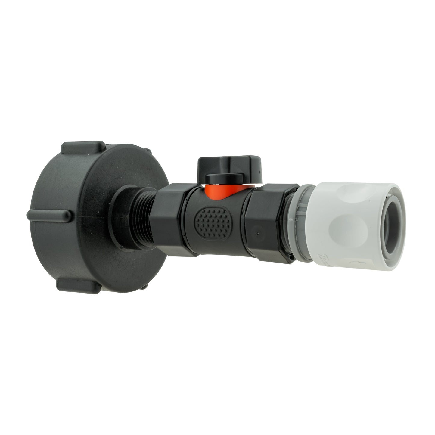 IBC 2 S60X6 Cap with In-Line BSPF Valve and 3/4 BSPM Female Hose Connector WL