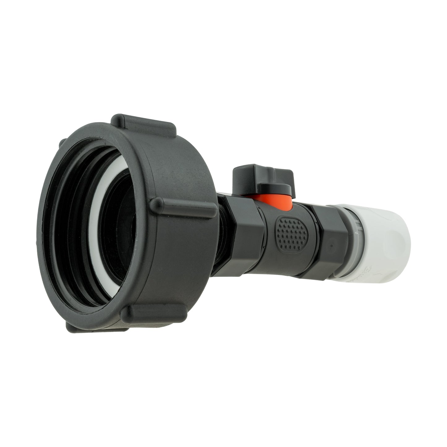 IBC 2 S60X6 Cap with In-Line BSPF Valve and 3/4 BSPM Female Hose Connector WL