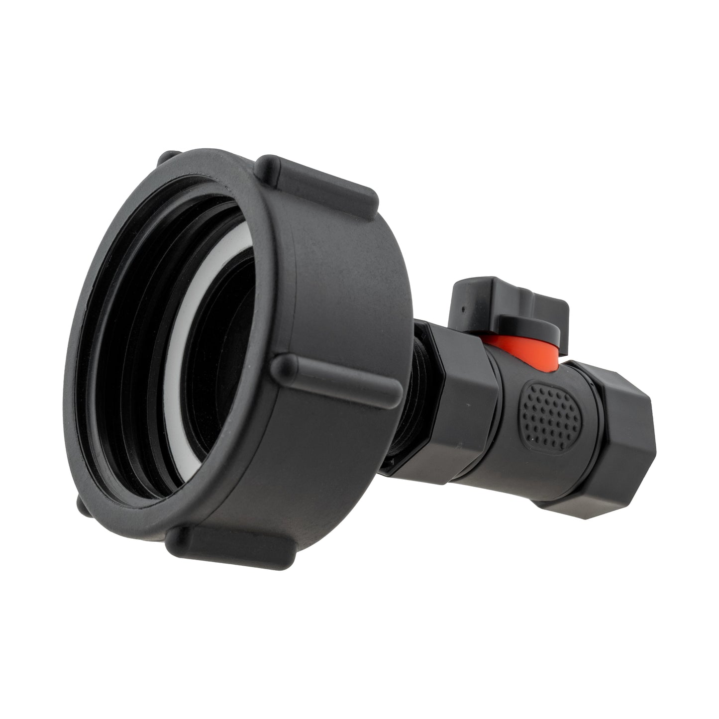 IBC 2 S60X6 Cap with In-Line BSPF Threaded Valve BSP Thread Fitting Tap Adapter