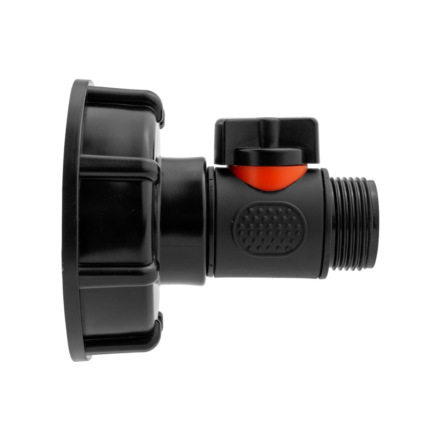 IBC 2 S60X6 Cap with In-Line BSPM Threaded Valve for Drip Irrigation Fitting