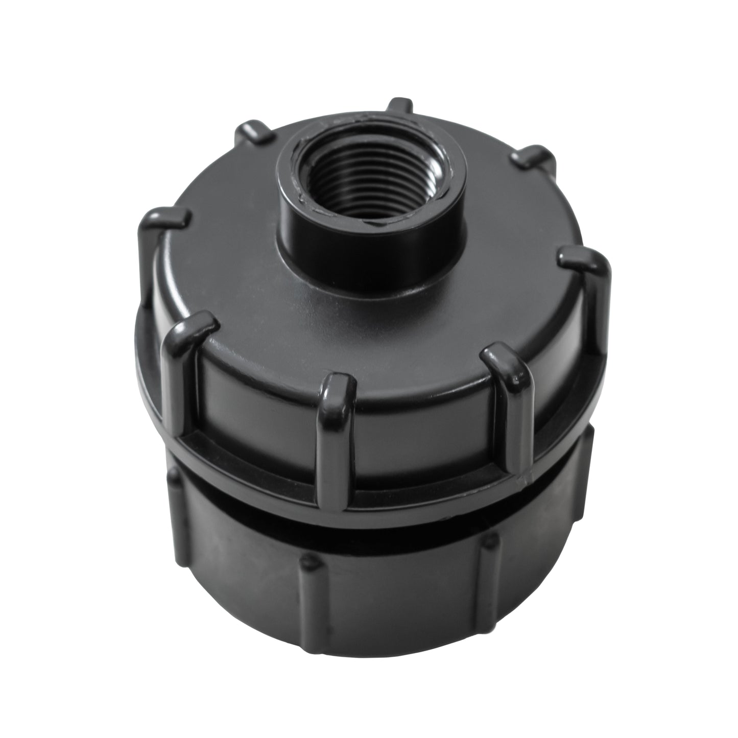 AP Supplies IBC 2” BSPF – S60X6 Cap with S60X6 – ½” BSPF Cap and Brass Bib Tap 1/2” Barb