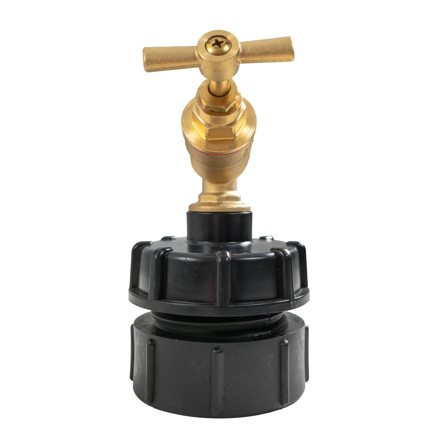 AP Supplies IBC 2” BSPF – S60X6 Cap with S60X6 – ½” BSPF Cap and Brass Bib Quick Connect Tap 1/2” BSP
