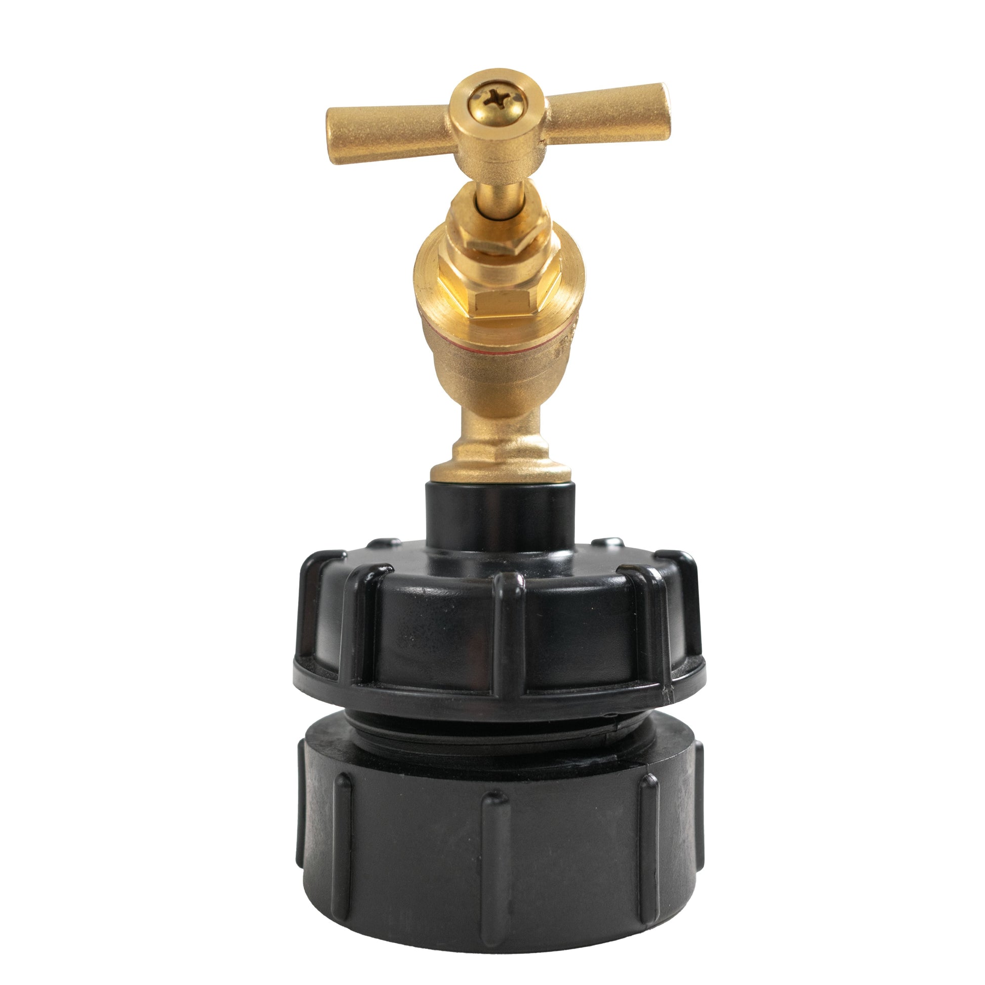 AP Supplies IBC 2” BSPF – S60X6 Cap with S60X6 – ½” BSPF Cap and Brass Bib Quick Connect Tap 1/2” BSP