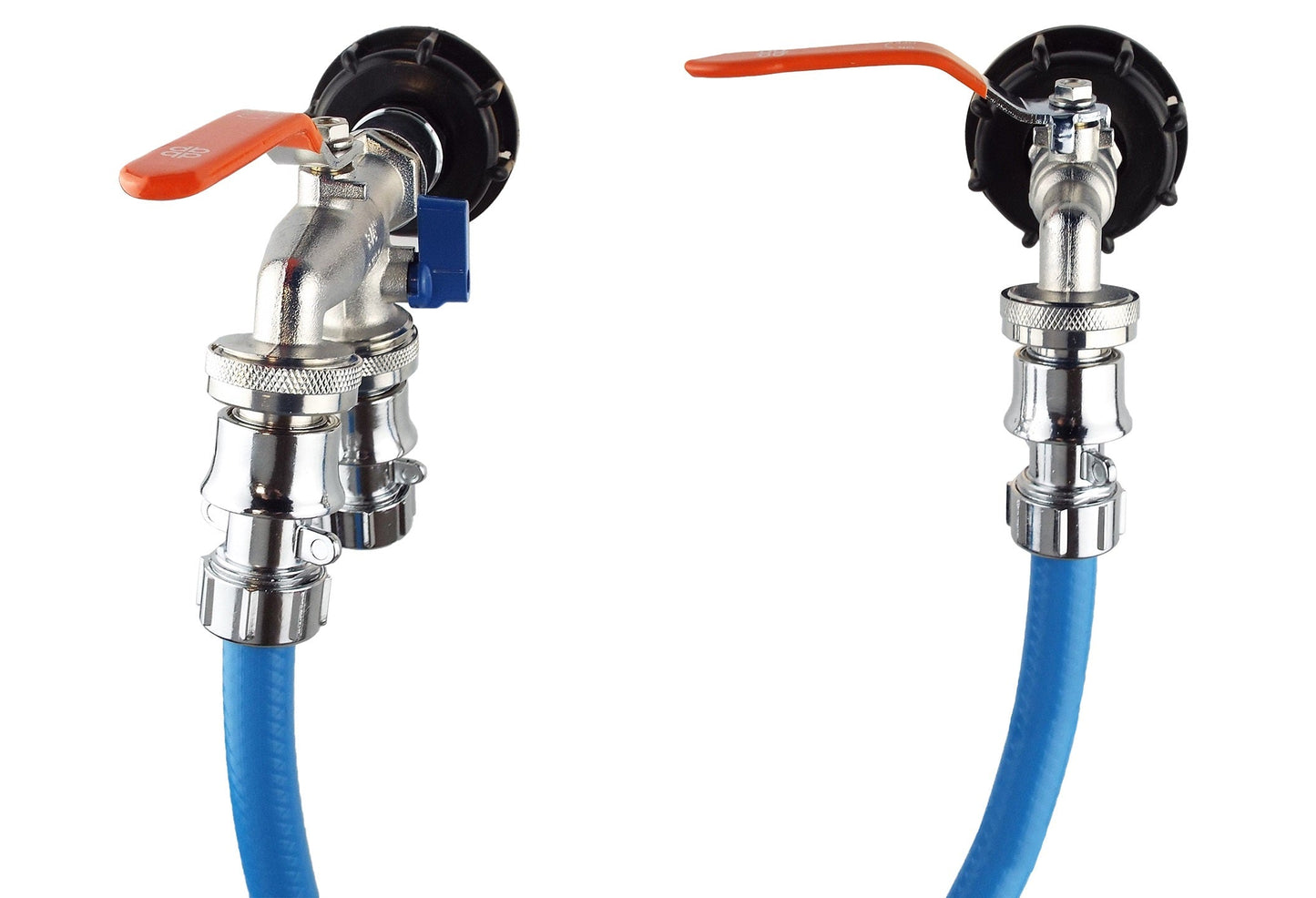 AP Supplies IBC Tank Connection Kit – Chrome - 5m hose kit