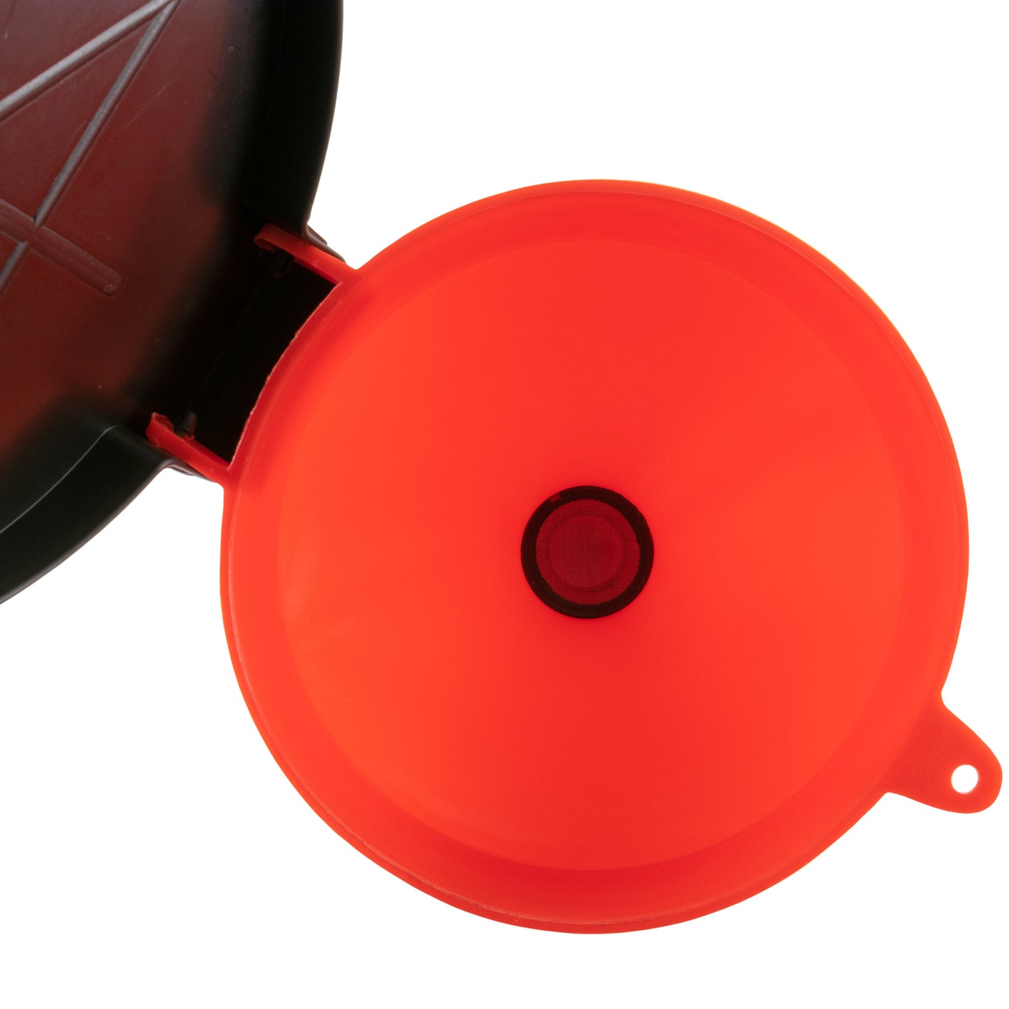 10in Funnel Tank With Lid and Screen Mesh Filter Water Connector Car Fuel Funnel