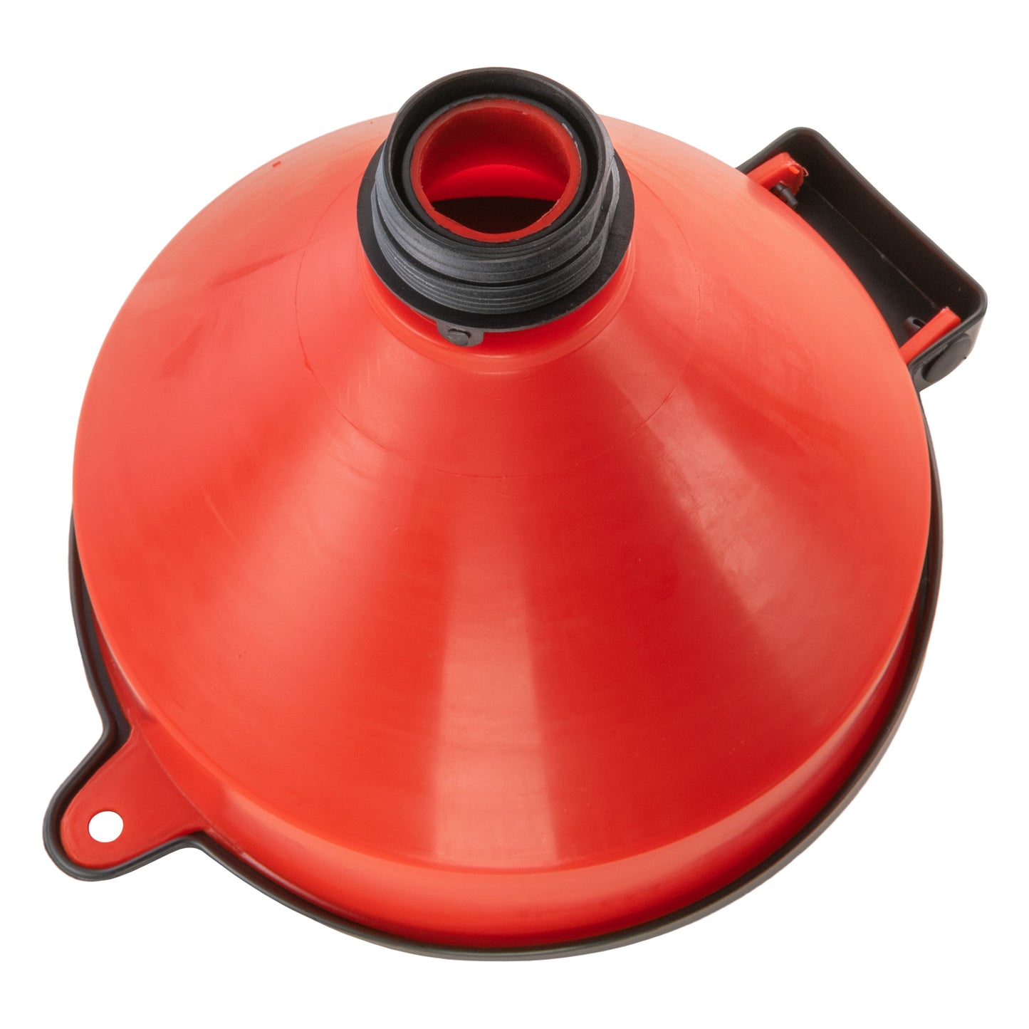10in Funnel Tank With Lid and Screen Mesh Filter Water Connector Car Fuel Funnel