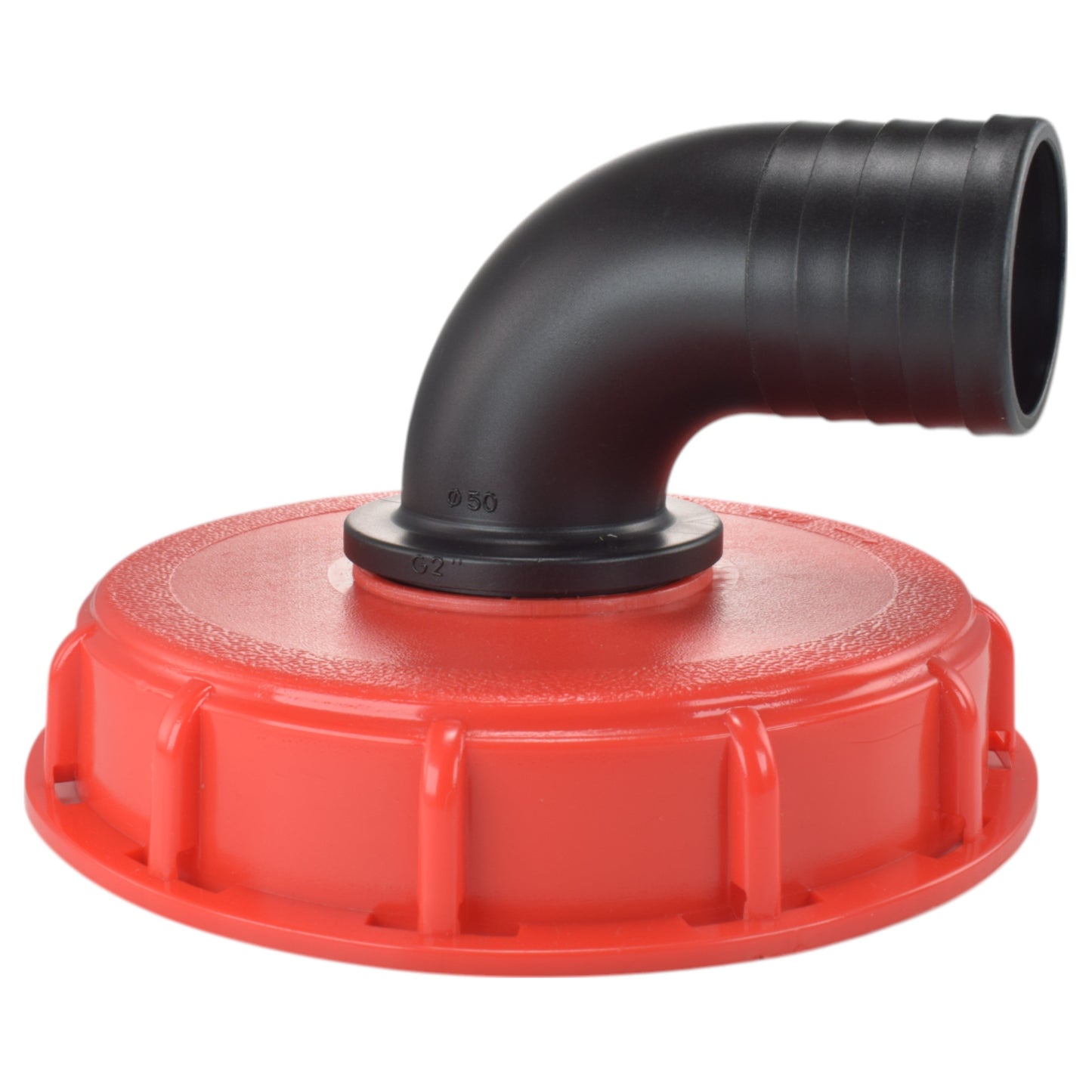 AP Supplies IBC 6-inch Cap Kit with 50mm Barbed Elbow Connector