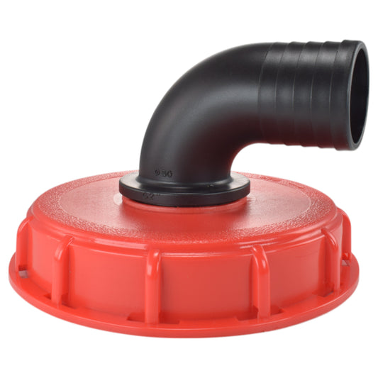 AP Supplies IBC 6-inch Cap Kit with 50mm Barbed Elbow Connector