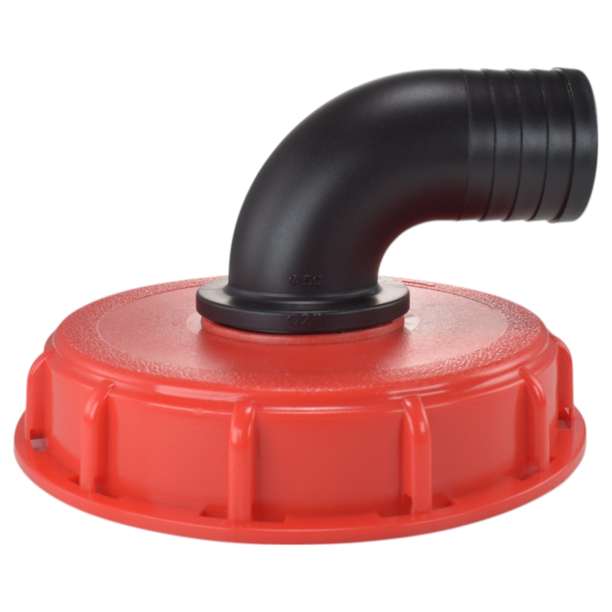 AP Supplies IBC 6-inch Cap Kit with 50mm Barbed Elbow Connector