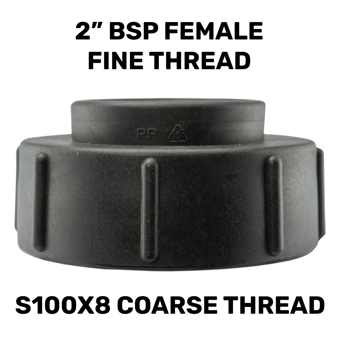 IBC S100X8 Adapter to 2inBSPF DIY Workshop Accessory Pipe and Water Fitting