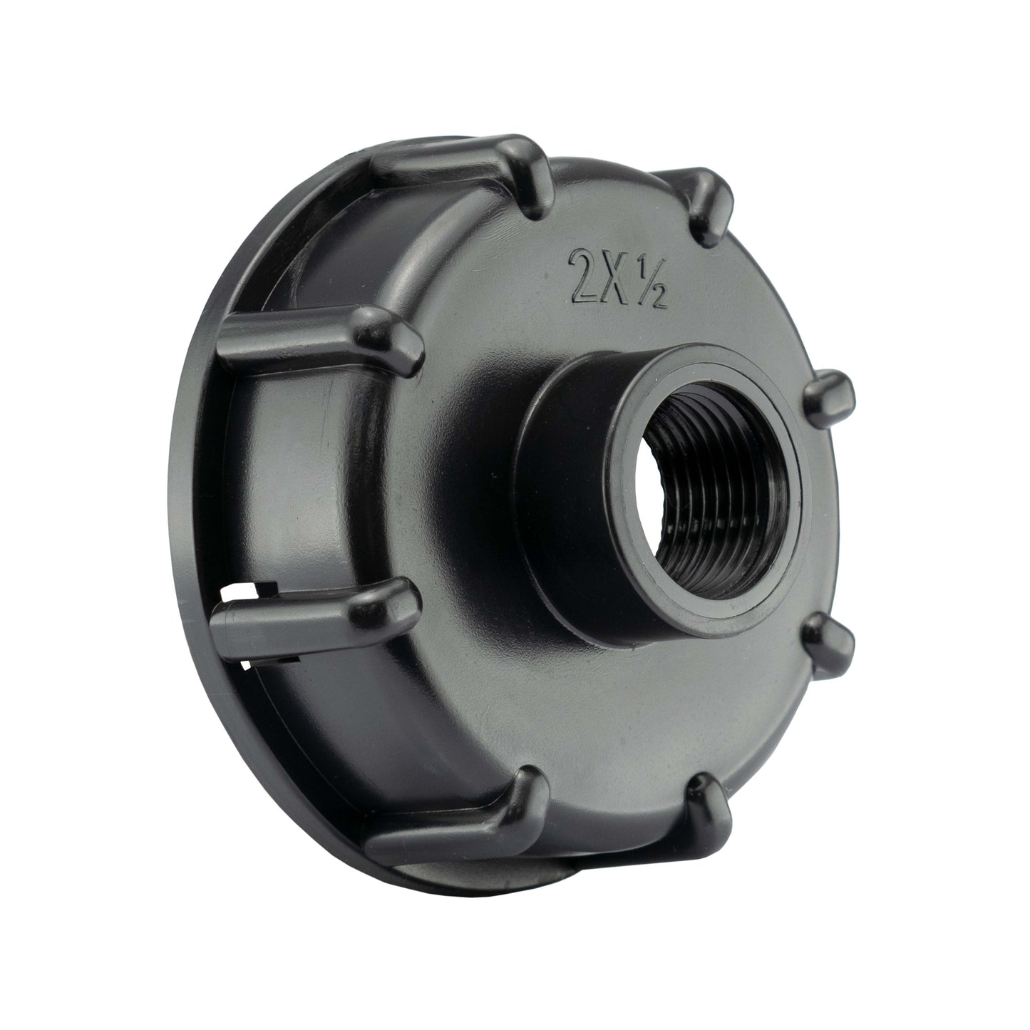 AP Supplies IBC 2" S60X6 - 1/2" BSP Cap with Lever Tap Hose Barb and Side Lock