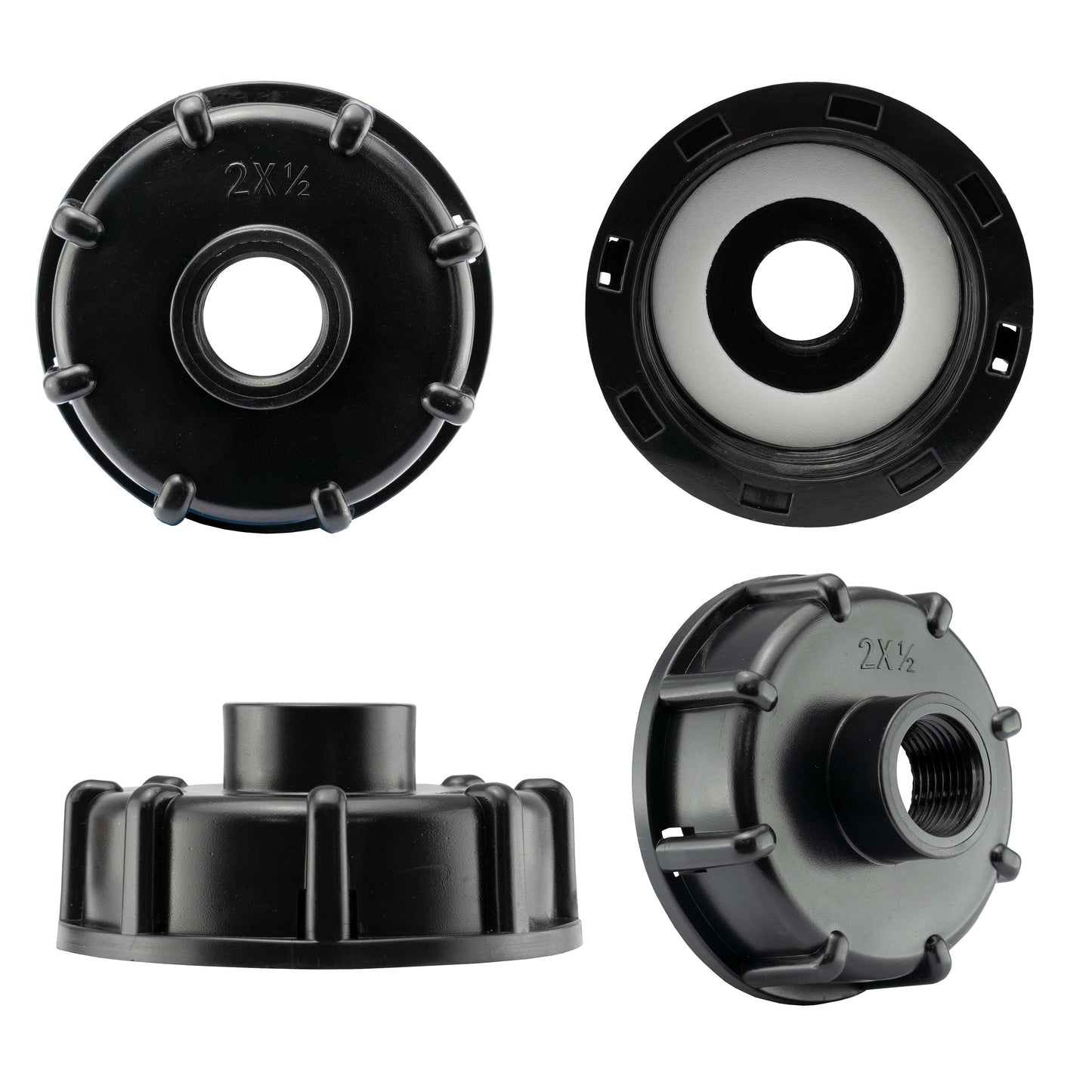 End Cap for IBC Tank with Built-in 1/2in BSPF Thread for Pipe and Water Fitting