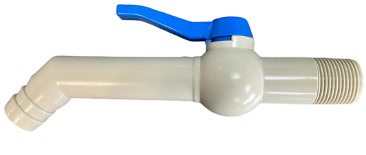 PP TAP 45 DEGREE WITH 3/4inBSPM INLET 190mm Outdoor Watering Kit Water Connector