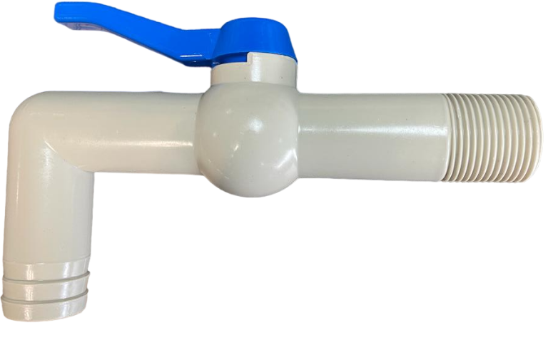 PP TAP 90 DEGREE WITH 3/4inBSPM INLET 160mm Outdoor Watering Kit Water Connector