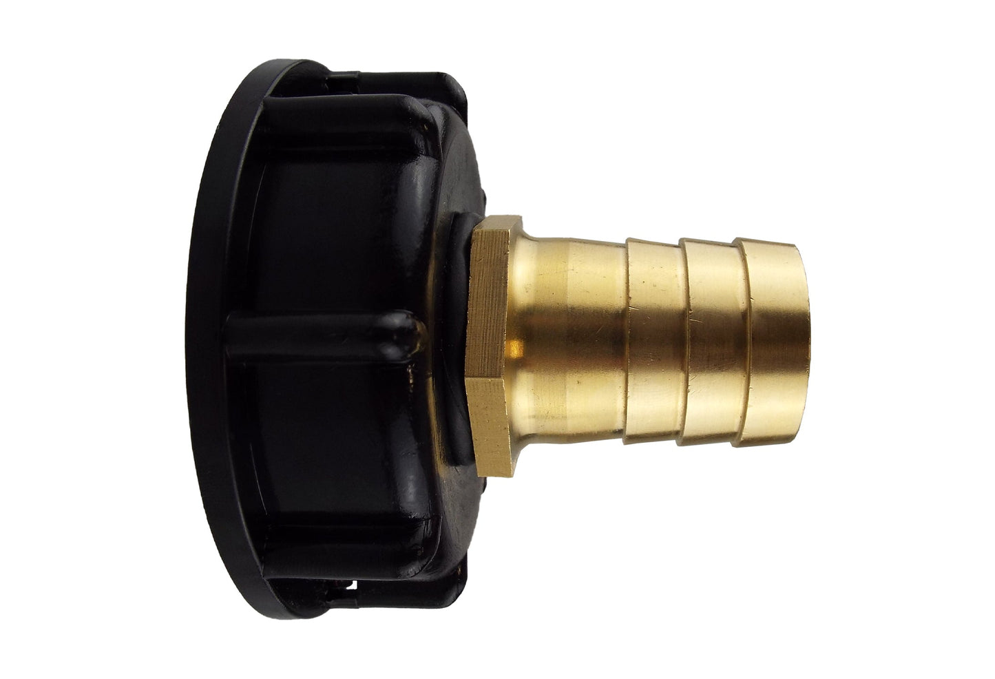 IBC 2 S60X6 Cap with 25mm Brass Barb Brass Water Fitting DIY Workshop Accessory