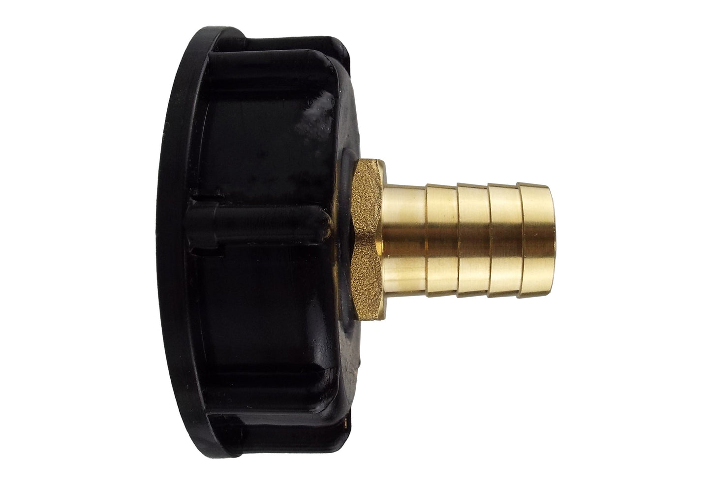 IBC 2 S60X6 Cap with 25mm Brass Barb Brass Water Fitting DIY Workshop Accessory