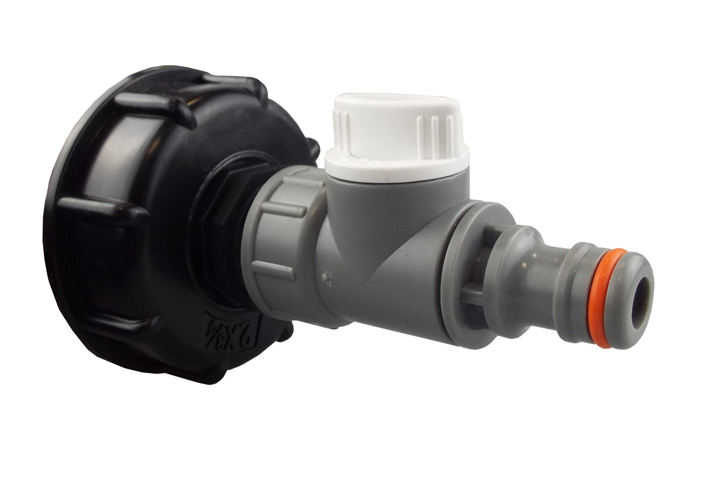 IBC 2 S60X6 Cap with 3/4 BSP - Click Lock Valve WL Hose Pipe Fitting Tap Adapter