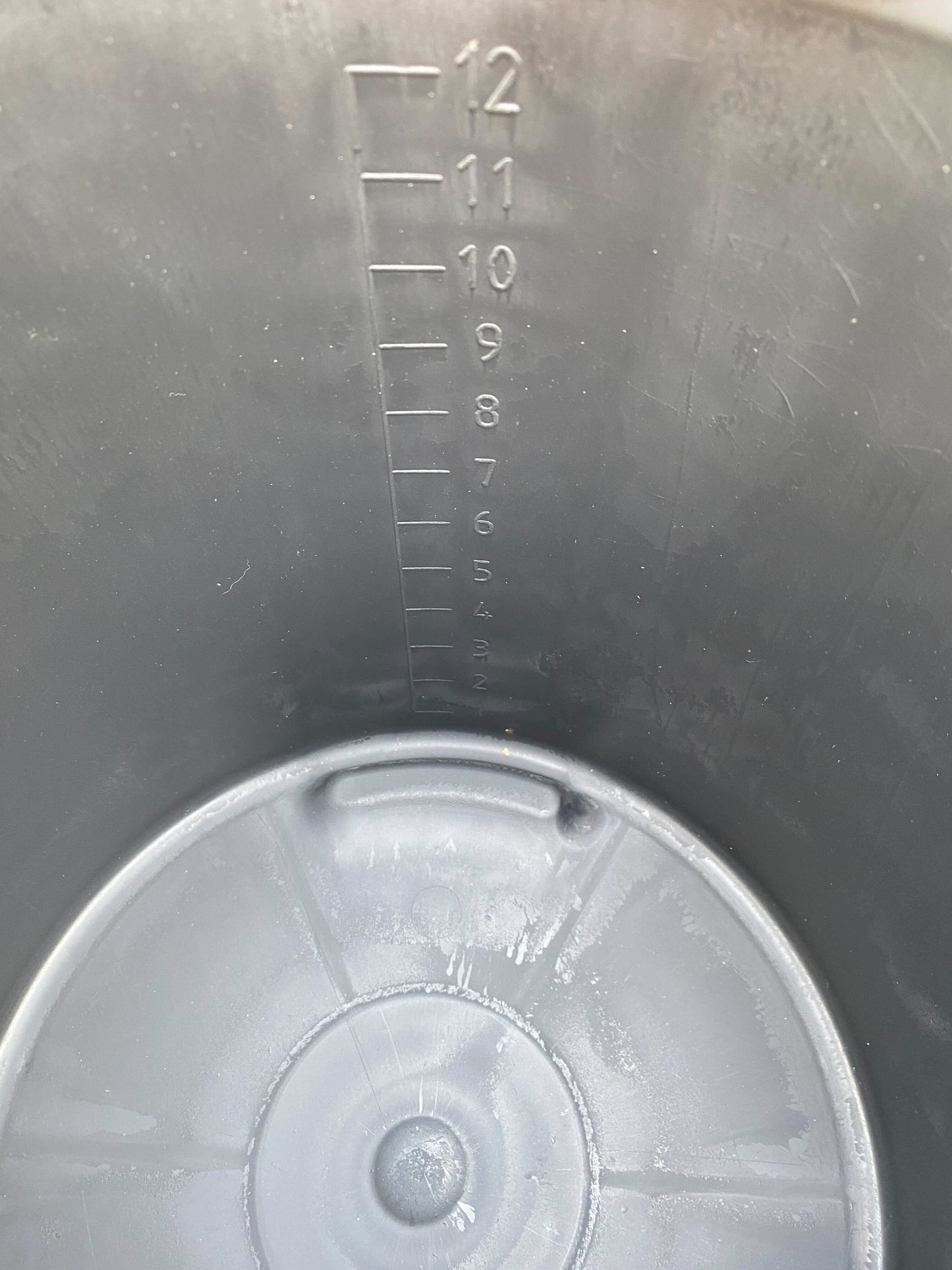 Black PP Bucket 12L Outdoor Watering Kit DIY Workshop Accessory