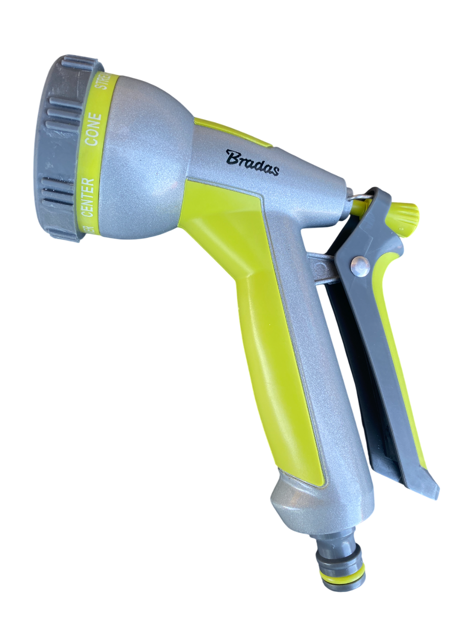 AP Supplies Hose Gun Water Sprayer 8-Function Metal, Lime