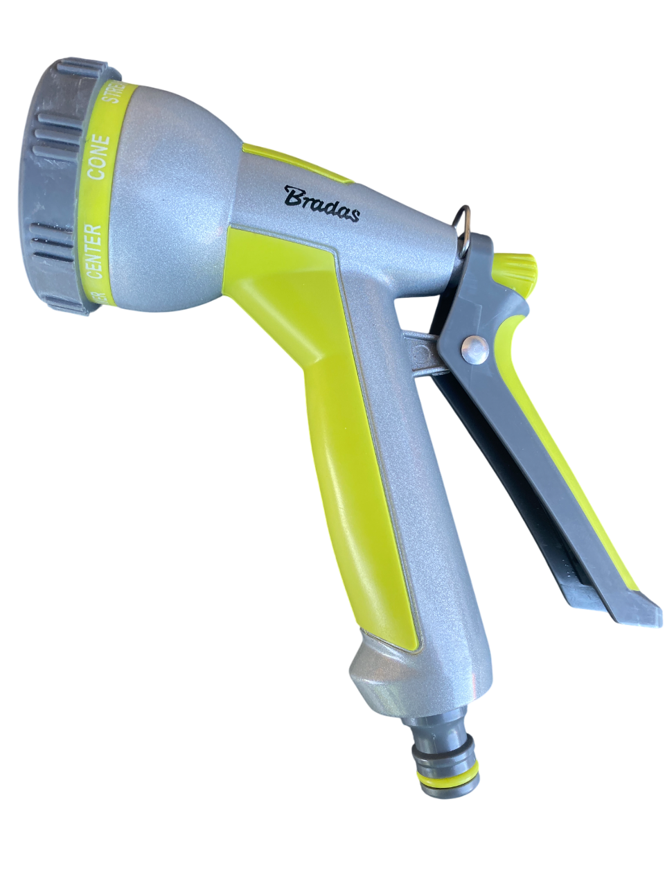 AP Supplies Hose Gun Water Sprayer 8-Function Metal, Lime