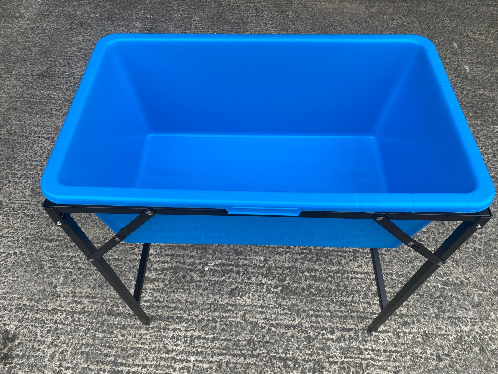 AP Supplies Blue Dog Bath with Drain Valve (Black) and Stand
