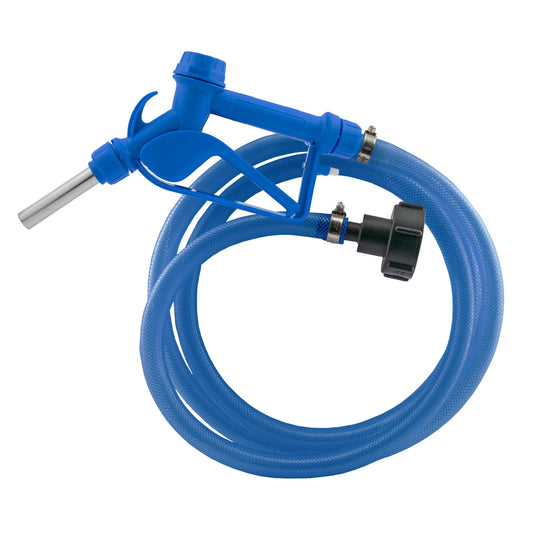 AP Supplies Ad-Blue Metal Fuel Gun Blue with ¾” Hose & Tank Adaptor Set - 2m hose kit