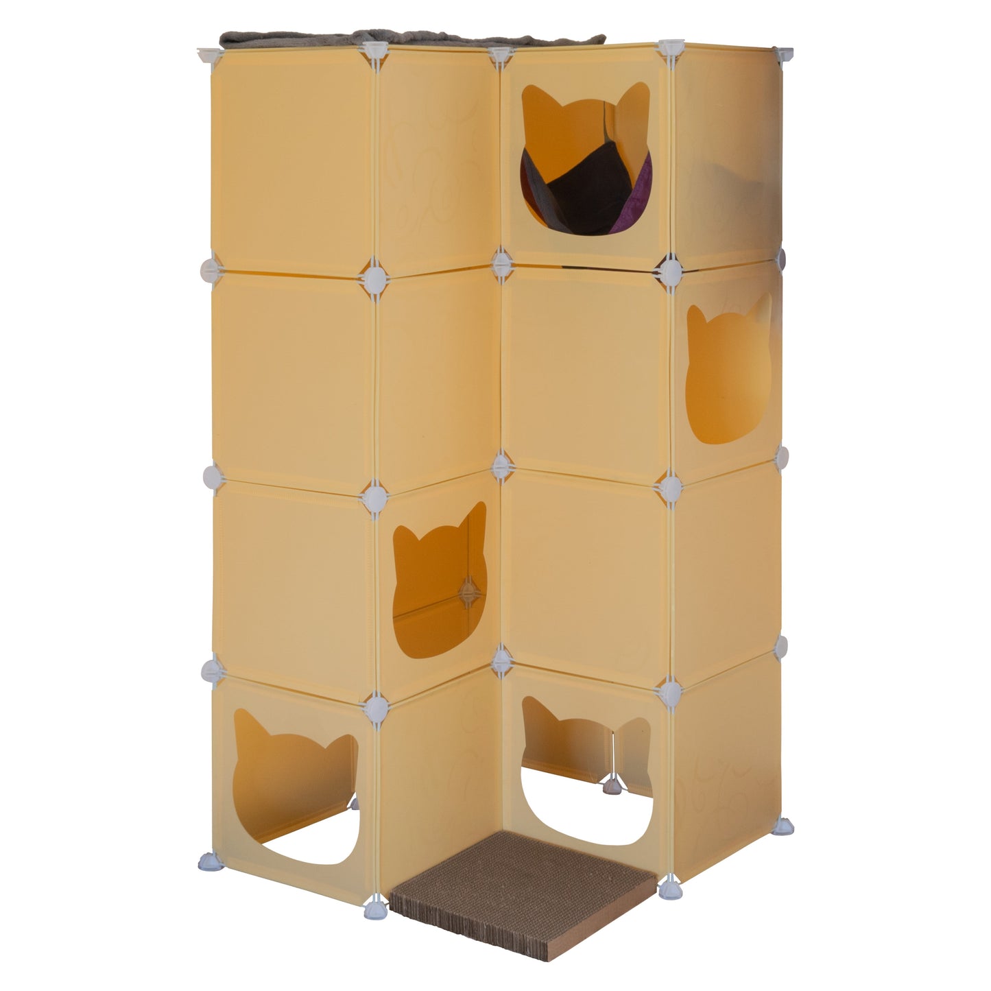 Kitty Cubby Cat Cube Play Tower MAXI Weatherproof Cover Pet and Pond Supply