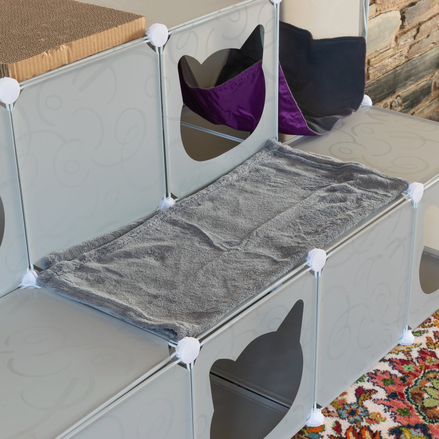 Kitty Cubby Cat Cube Play Tower MAXI Weatherproof Cover Pet and Pond Supply