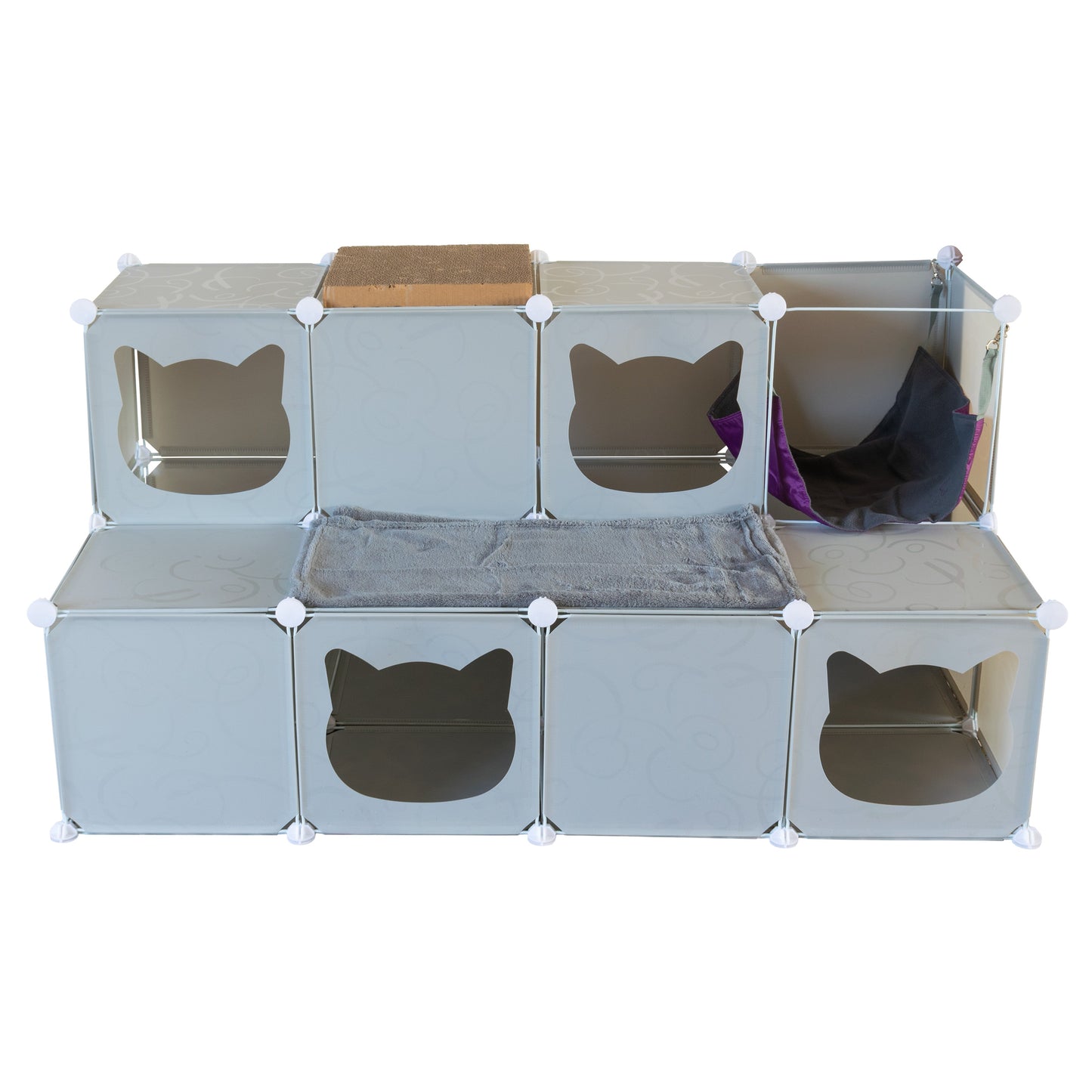 Kitty Cubby Cat Cube Play Tower MAXI Weatherproof Cover Pet and Pond Supply