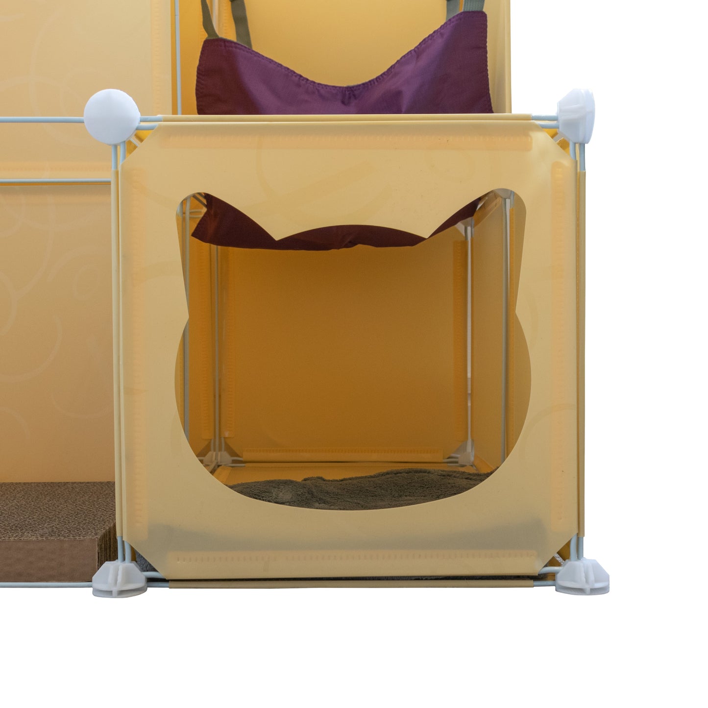Kitty Cubby Cat Cube Play Tower MIDI Weatherproof Cover Pet and Pond Supply