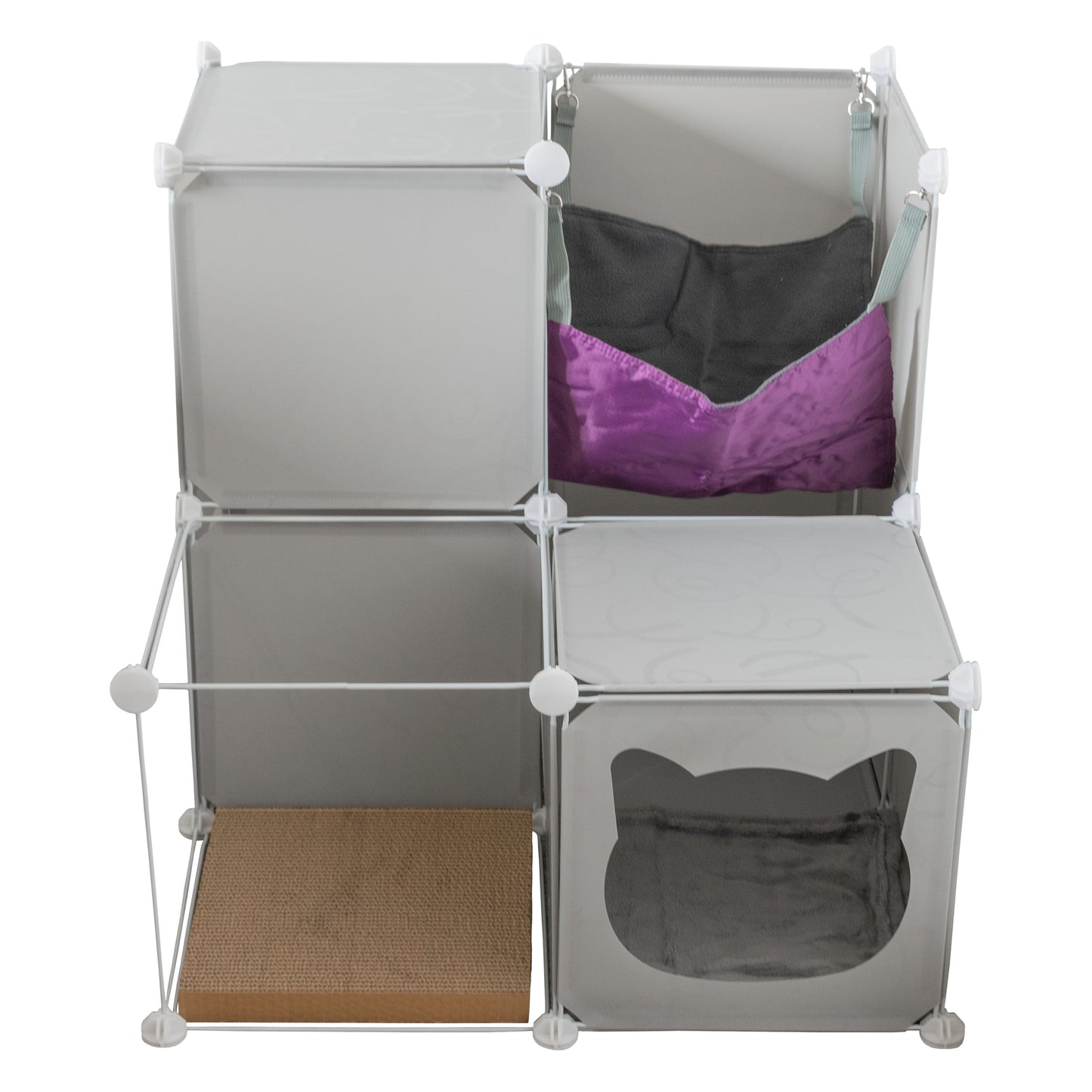 Kitty Cubby Cat Cube Play Tower MIDI Weatherproof Cover Pet and Pond Supply