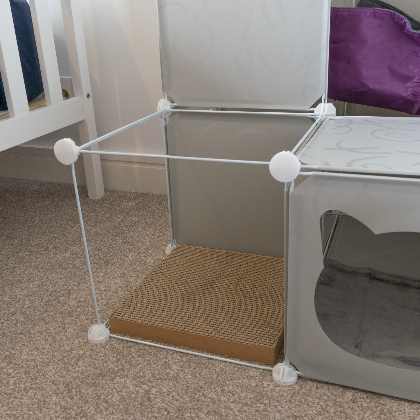 Kitty Cubby Cat Cube Play Tower MIDI Weatherproof Cover Pet and Pond Supply