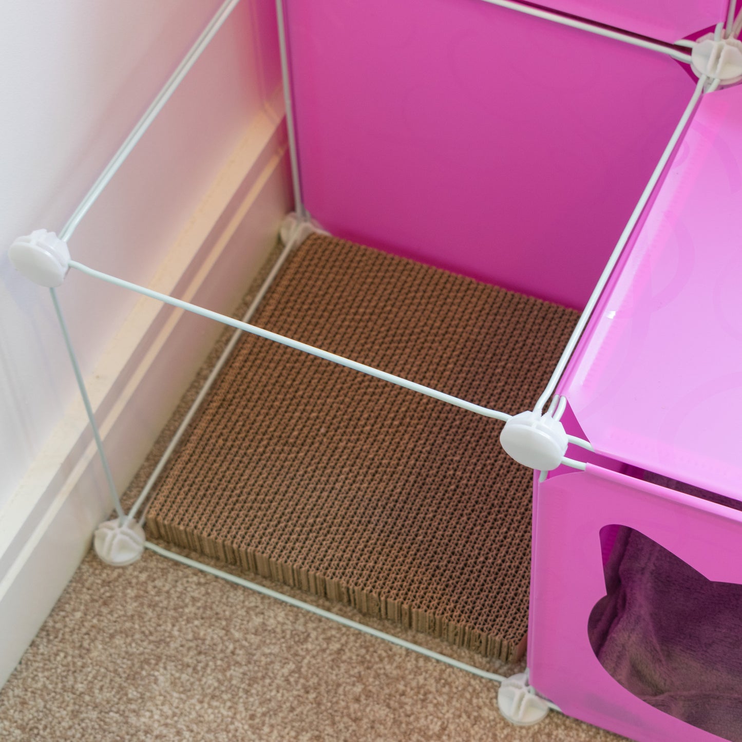 Kitty Cubby Cat Cube Play Tower MIDI Weatherproof Cover Pet and Pond Supply
