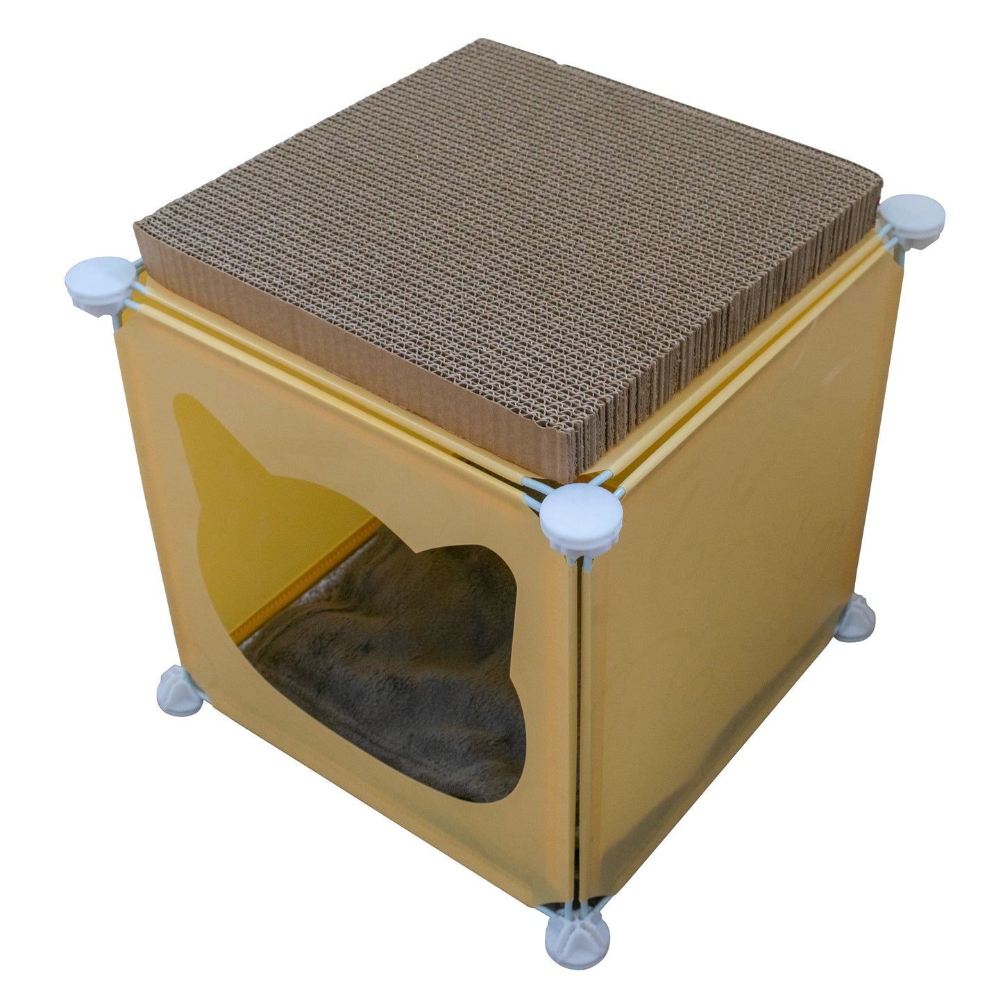 Kitty Cubby Cat Cube Play House MINI Weatherproof Cover Pet and Pond Supply