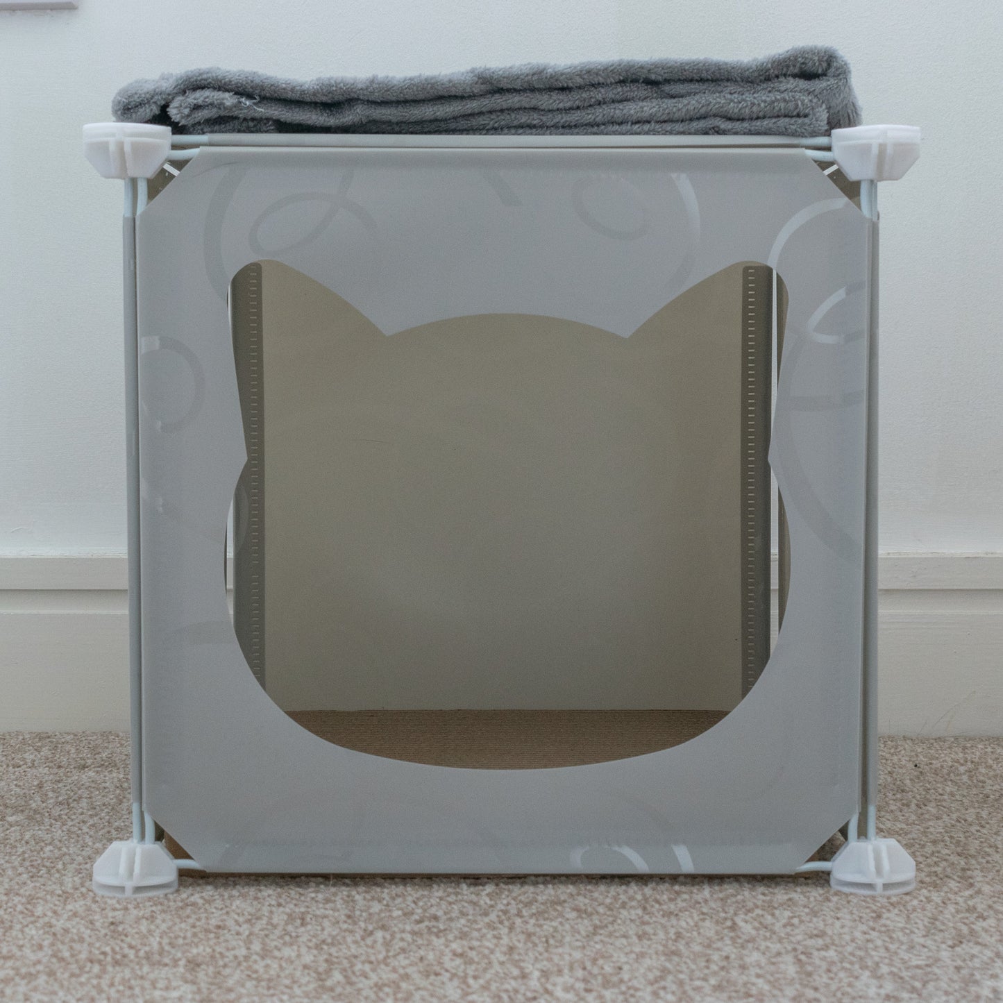 Kitty Cubby Cat Cube Play House MINI Weatherproof Cover Pet and Pond Supply