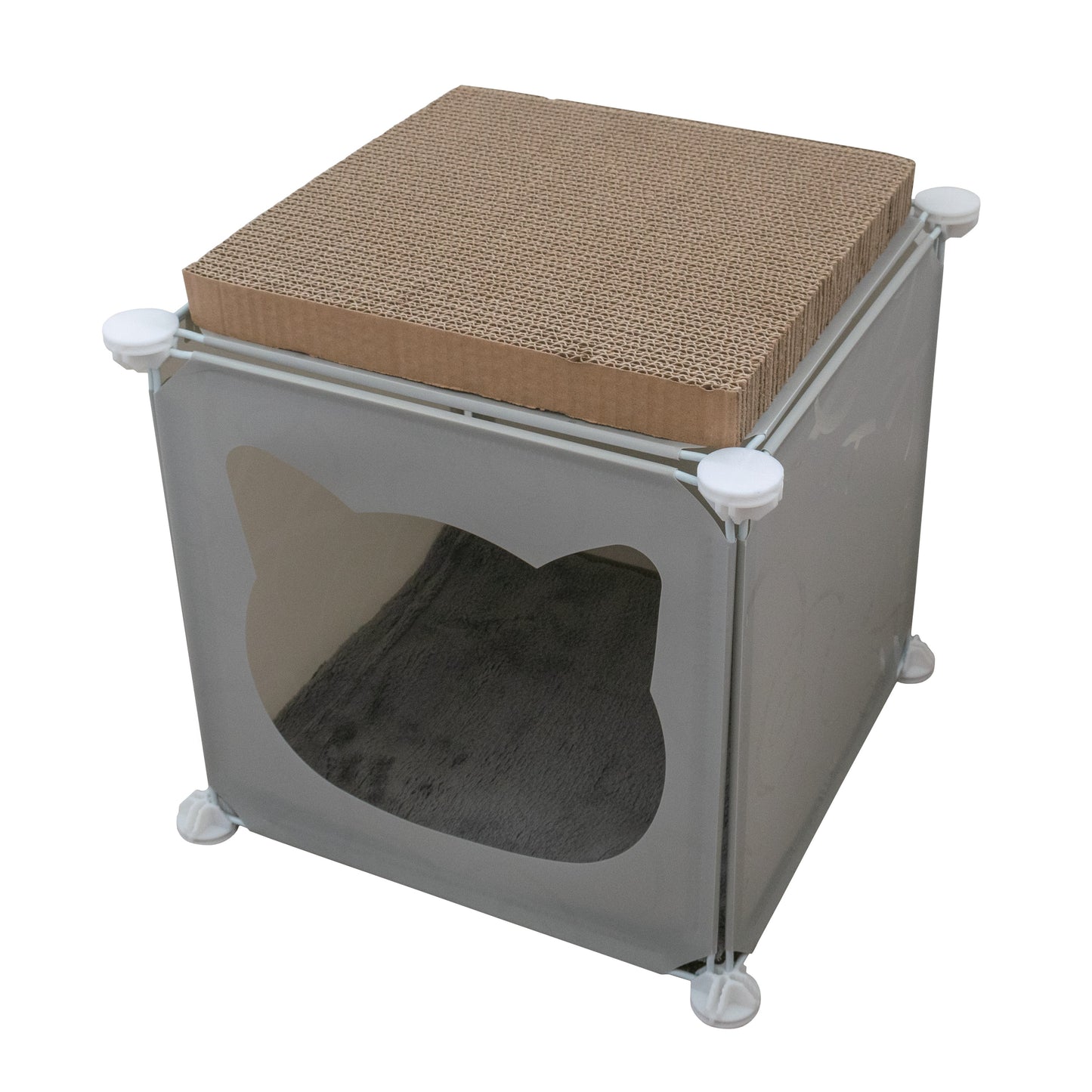 Kitty Cubby Cat Cube Play House MINI Weatherproof Cover Pet and Pond Supply