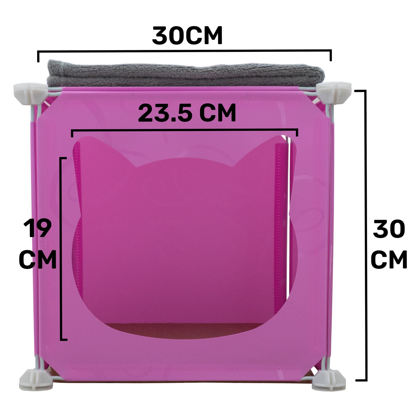 Kitty Cubby Cat Cube Play House MINI Weatherproof Cover Pet and Pond Supply