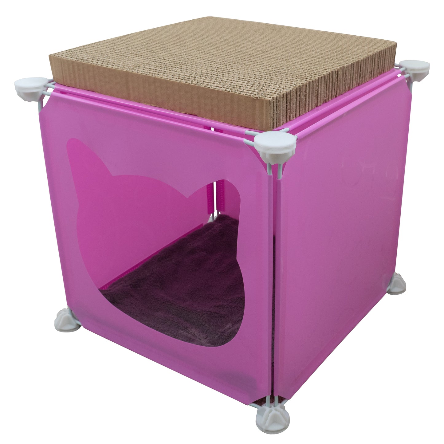 Kitty Cubby Cat Cube Play House MINI Weatherproof Cover Pet and Pond Supply