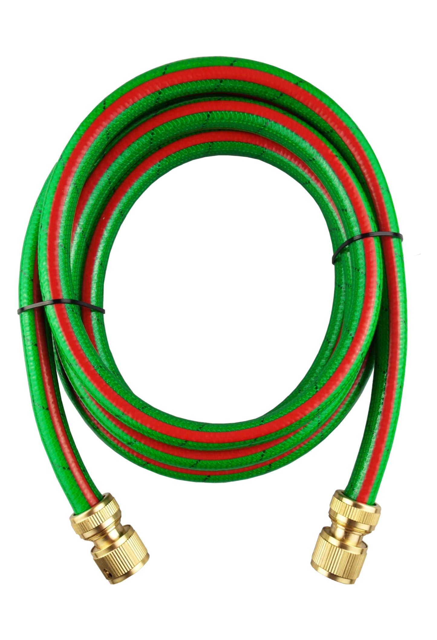 AP Supplies Premium Garden Hose Green with Brass Hose Connectors - 5m kit