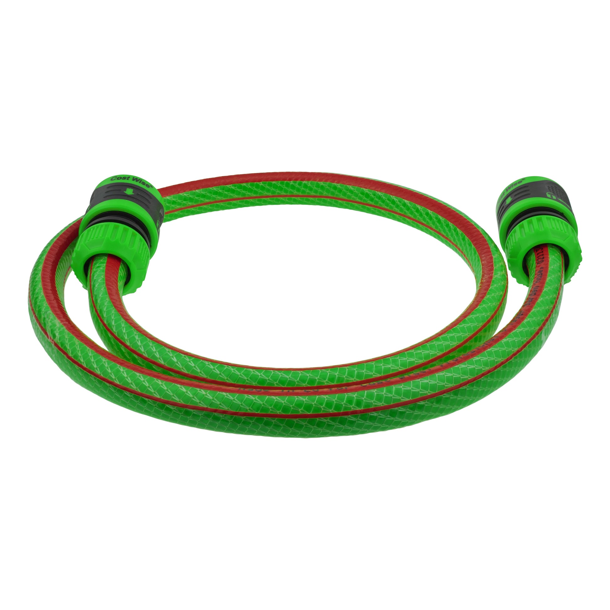 AP Supplies Premium Garden Hose Green with Green Lock Connectors - 3m + 2 connectors - 1 set
