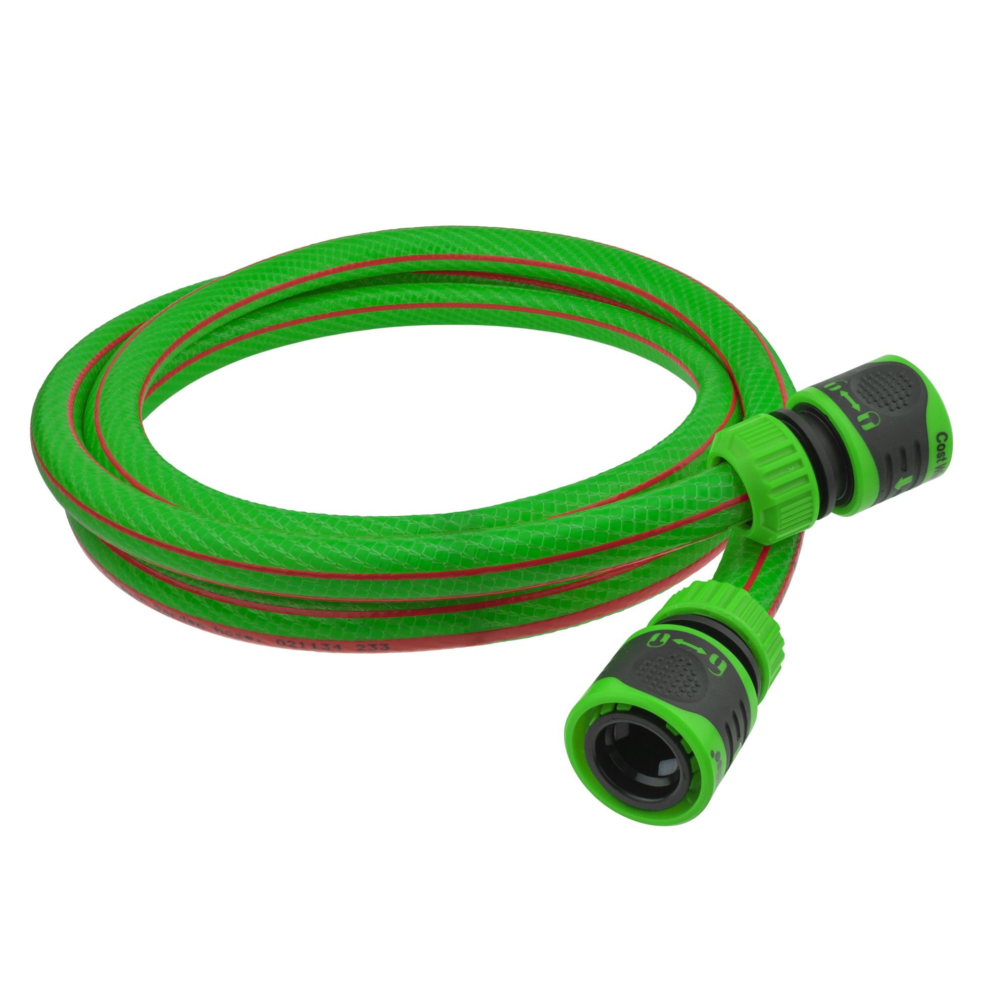 AP Supplies Premium Garden Hose Green with Green Lock Connectors - 5m + 2 connectors - 1 set