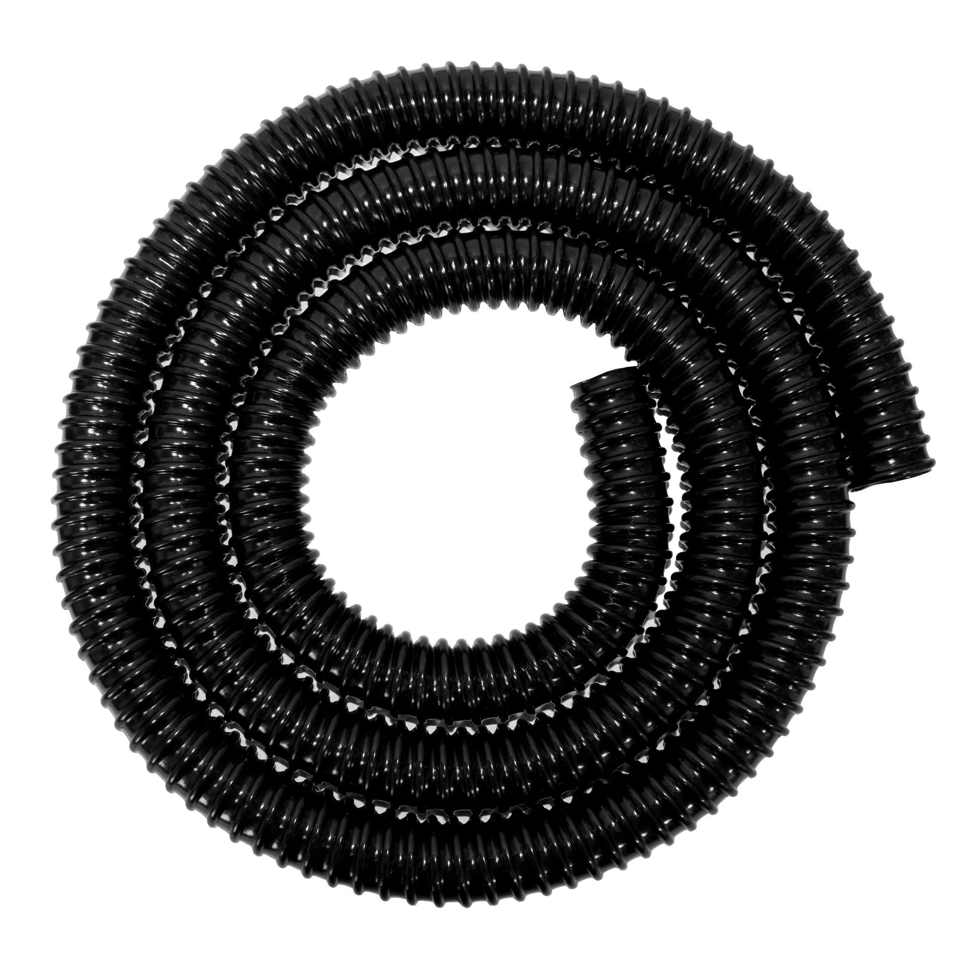 AP Supplies Corrugated Pipe 1.25" (32mm) with 2 x Double Wire Clips Set - 20m + 2x double wire
